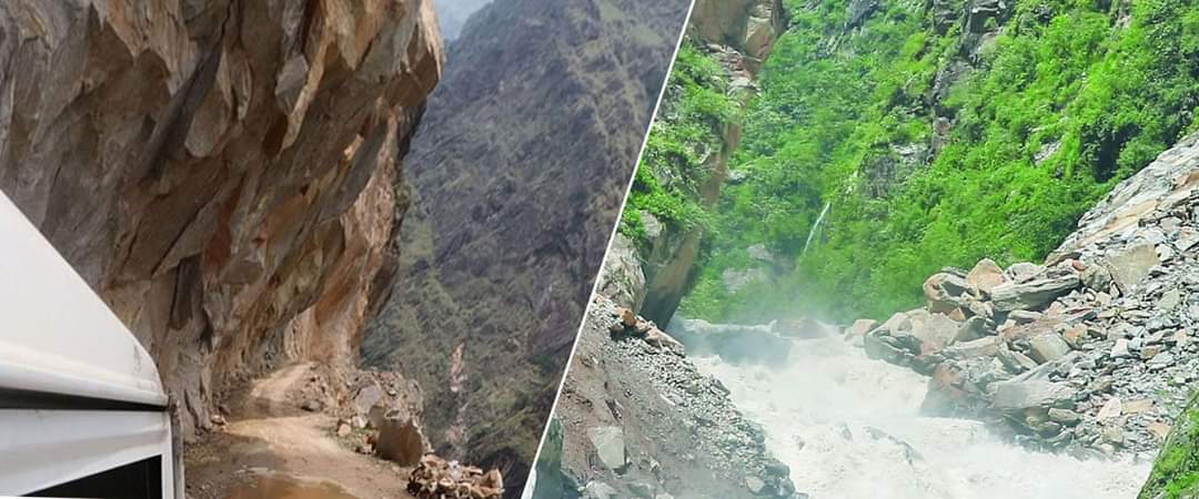 भारतले धारचुला-लिपुलेक सडक विस्तार गर्दा भत्कियो नेपालको बाटो