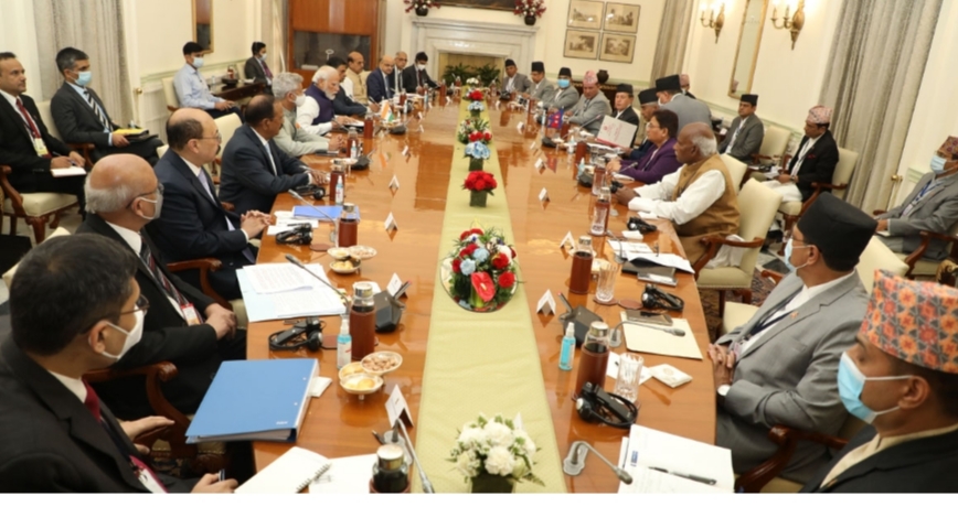 प्रम देउवाको भ्रमणबाट द्विपक्षीय सम्बन्धमा नयाँ आयाम थपिएको भारतको विश्वास