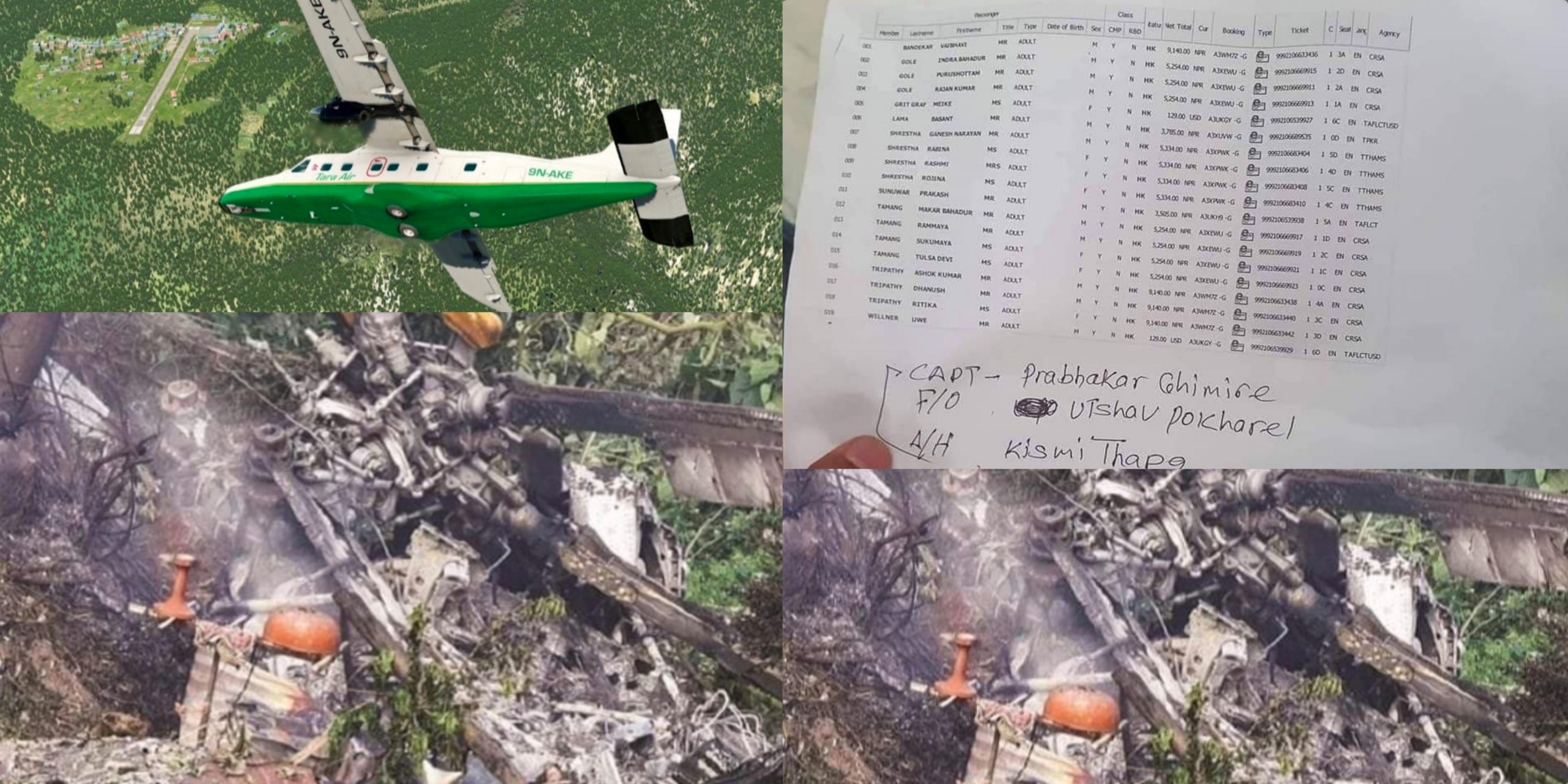 सम्पर्कविहीन जहाज मुस्ताङको टिटी भन्ने स्थानमा दुर्घटनाग्रस्त