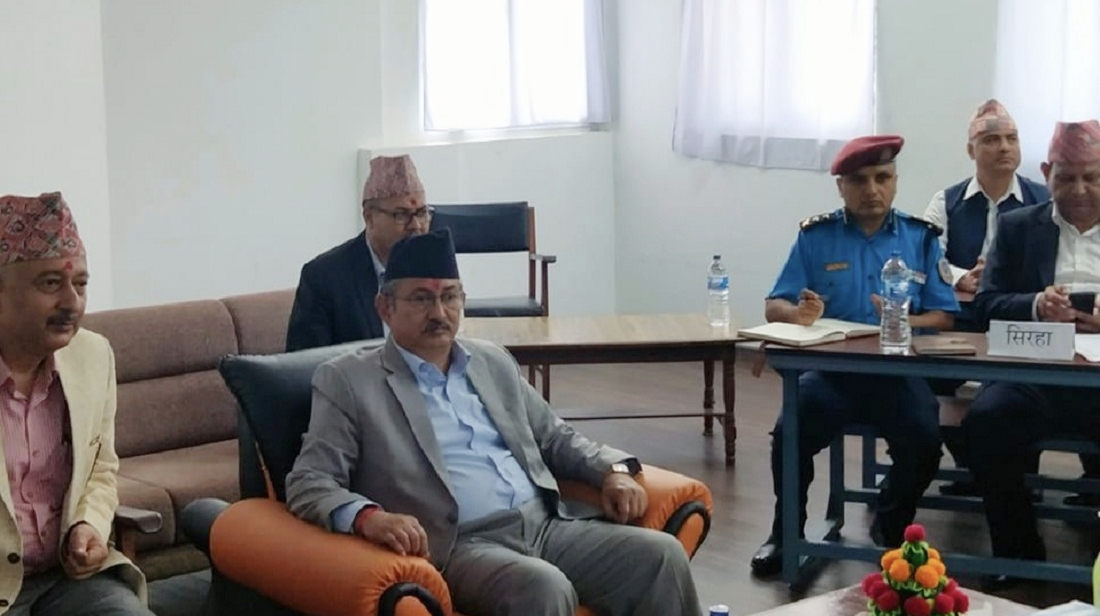 सरकार निष्पक्ष र धाधलीरहित चुनाव गराउन प्रतिबद्ध छ : गृहमन्त्री बालकृष्ण खाण