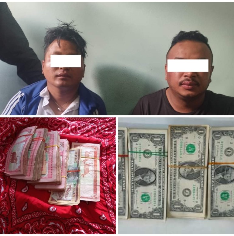 डलर साटिदिने भन्दै लुटपाट, २ जना पक्राउ