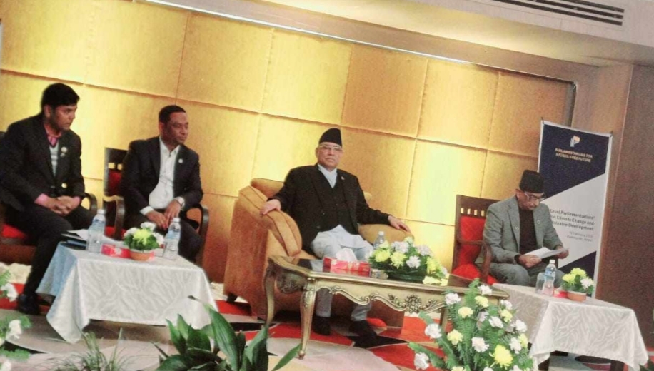 जलवायु परिवर्तन दिगो विकासको लागि ठूलो चूनौति हो, मिलेर सामना गरौं : वनमन्त्री डा. महतो
