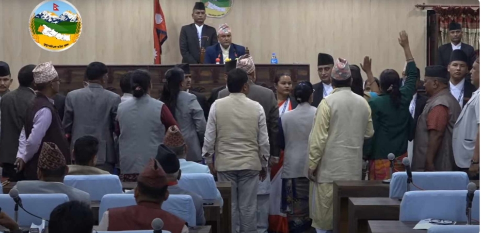 कांग्रेस, राप्रपा र रेशम पक्षको नाउपाको विरोधपछि सुदूरपश्चिम प्रदेशसभा बैठक स्थगित