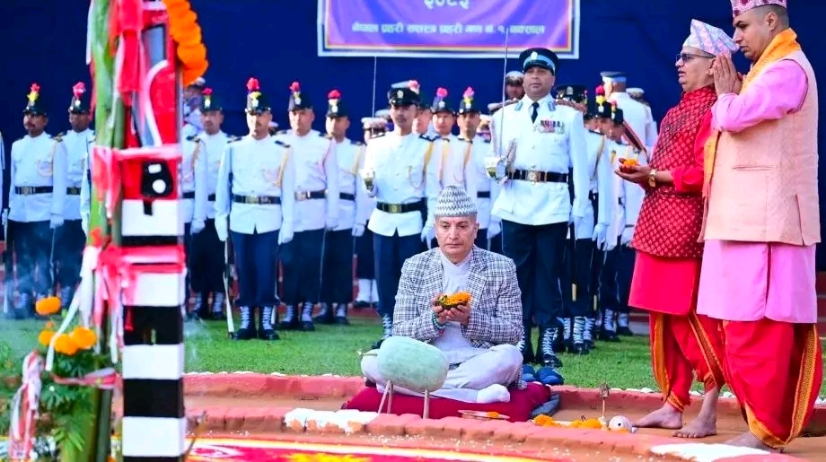 मौलो पूजासँगै प्रहरी महानिरीक्षक कार्कीले गरे संकल्प